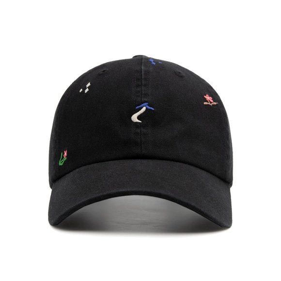 NWT Parks Project Night Shrooms Black Mushroom Strapback Hat - Picture 3 of 3